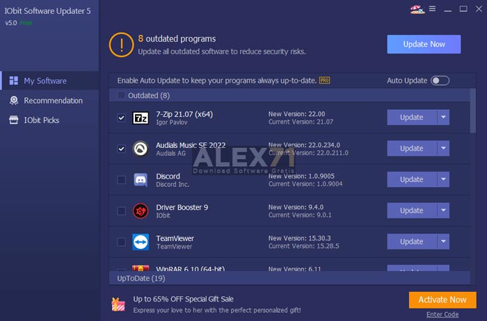 Download IOBit Software Updater Pro Full Version PC Windows