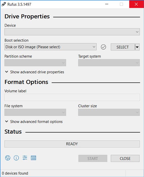 Creating a Windows Rufus Bootable Flashdisk