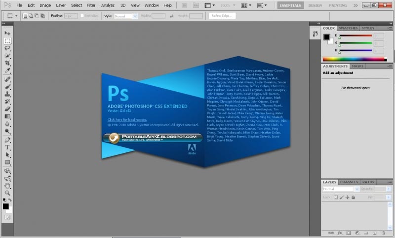 Latest Free Adobe Photoshop Portable CS5