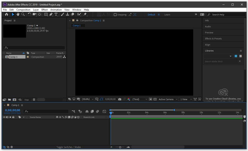 Download Adobe After Effects Portable CC 2019 Final for free