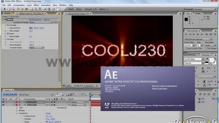 Adobe After Effects CS3 Free Download Full Version