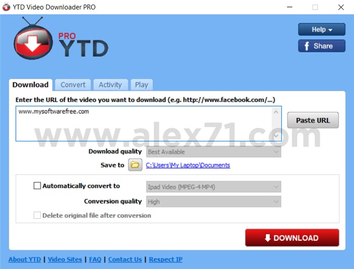 Free Download YTD Video Downloader Full Crack