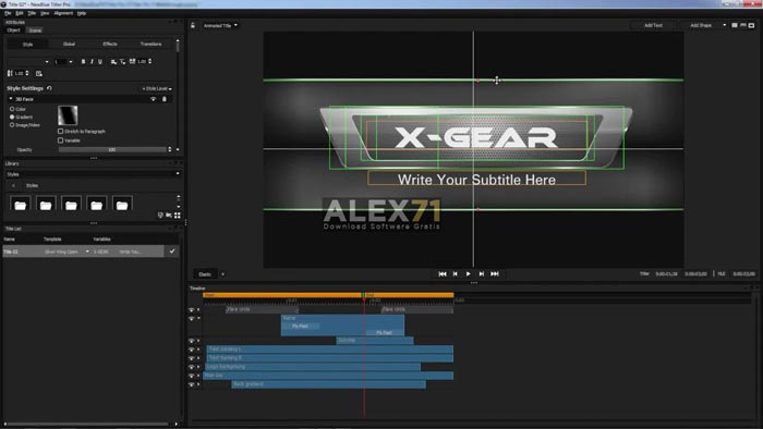 NewBlue Titler Pro Crack Windows 10