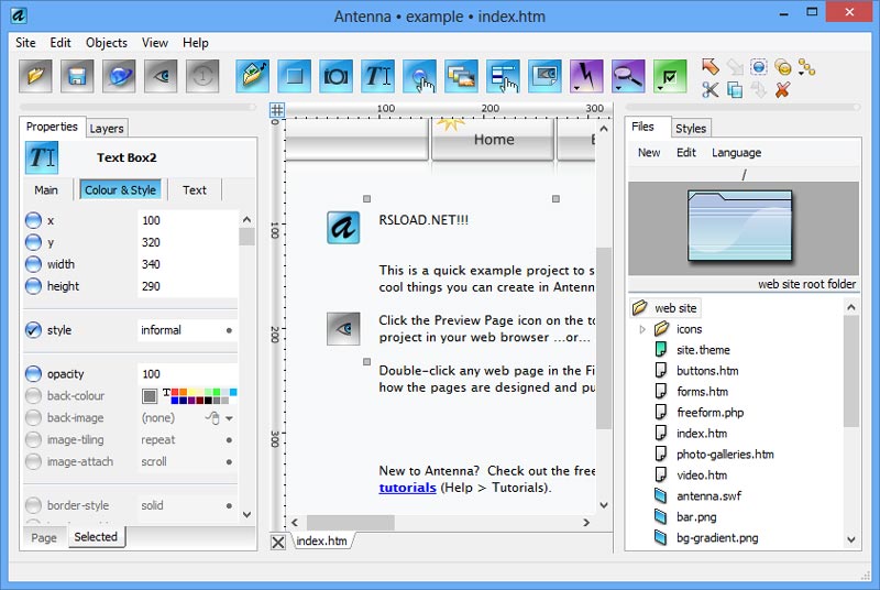 Free Download Antenna Web Design Studio Full Crack