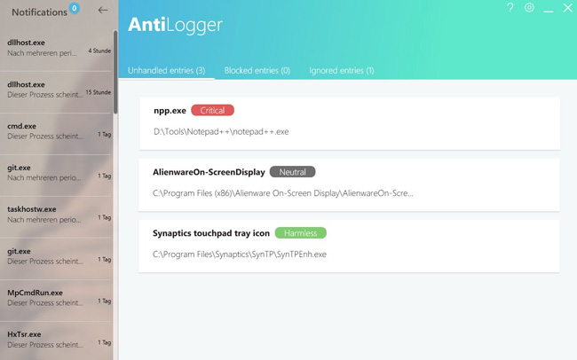 Abelssoft Antilogger Full Version interface ALEX71