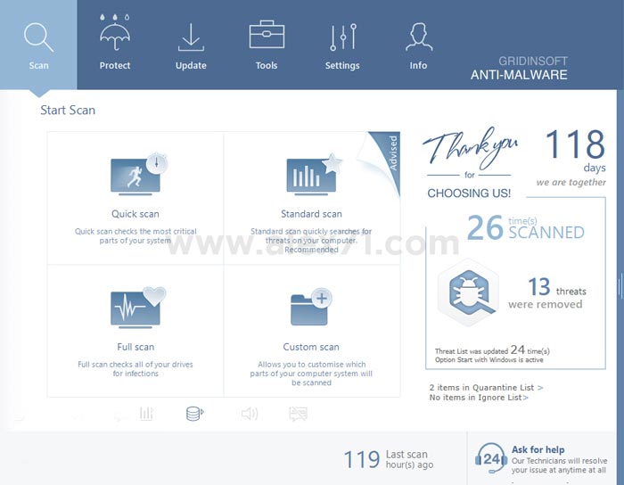 Download Gridinsoft Anti Malware Full Version PC Windows