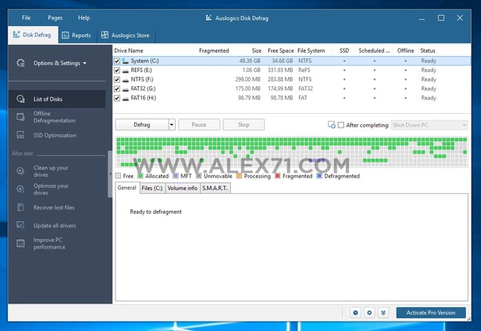 Free Download Auslogics Disk Defrag Pro Full Version